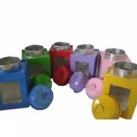 ราคา VINTAGE RETRO Style MINI Cracker Tin Jar ขนาด 8X10CM (43075234107)