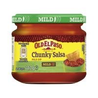ราคา OLD El Paso Chunky Salsa Mild โอลด์ เอล ซาลซ่า ซอส เผ็ดน้อย 312g. (22660419554)