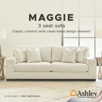 ราคา Ashley โซฟาหมอนขนเป็ด 3 ที่นั่ง รุ่น MAGGIE/3,3 Seater Sofa (24178084396)