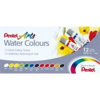 ราคา สีน้ำ pentel 12สี 15สี 18สี 24สี WFRS เพนเทลหลอดลามิเนต (1997524691)