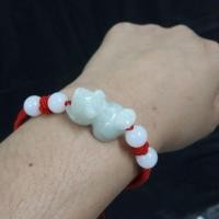 ราคา ข้อมือเชือกแดงปี่เซียะหยก (1866162222)