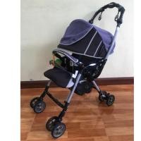 ราคา รถเข็นเด็ก Aprica รุ่น Very Mini สีเทาดำ (1806556458)