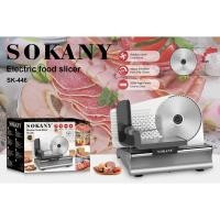 ราคา SOKANY 500W เครื่องสไลด์เนื้อไฟฟ้า เครื่องสไลด์เนื้อ เครื่องหั่นขนมปังปิ้ง รับประกัน 1ปี (27979606852)