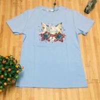 ราคา เสื้อยืดสกรีนลายแมวใส่แว่นดาวแดง งานป้าย It’s me basic เก็บเงินปลายทาง (2287706094)