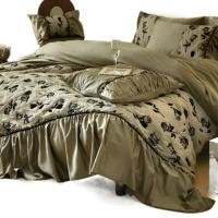 ราคา ชุดสี่ชิ้นผ้าฝ้ายสไตล์ย้อนยุคฝรั่งเศสผ้าฝ้ายเย็บเล่มยาว 100 แผ่นผ้านวมและเครื่องนอนลายดอกกุหลาบ (24188281999)