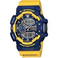 ราคา CASIO G-SHOCK นาฬิกาข้อมือผู้ชาย สีเหลือง สายเรซิ่นรุ่นGA-400-9B (340011867)