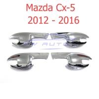 ราคา ถาดรองมือเปิดประตู มาสด้า Mazda Cx-5 2012 - 2016 CX5 ซีเอ็กซ์5 ชุบโครเมี่ยม เบ้ากันรอย ถ้วยมือเปิด เบ้ารองมือเปิดประตู (20781452909)
