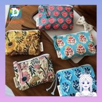 ราคา DICHATH กระเป๋าใส่เหรียญโบฮีเมียน, ผ้าฝ้ายสไตล์อินเดียกระเป๋าผ้าอนามัย, แฟชั่นมินิวินเทจซิปแต่งหน้ากระเป๋าเครื่องสําอาง, earphone ฯลฯการจัดเก็บ (53155606460)