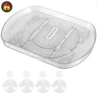 ราคา ตู้เย็น Lazy Susan Turntable 360°หมุนสี่เหลี่ยม Lazy Susan Organizer Clear Turntable Organizer สําหรับตู้ตู้เย็น SHOPTKC97775 (24581811755)