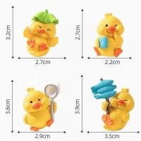 ราคา เป็ดเหลืองน่ารัก / เป็ด / ลูกเป็ด เค้ก ท็อปเปอร์ / ตุ๊กตา (ชุด 4 ชิ้น) (43126905396)