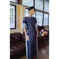 ราคา SALE!! ต่ำกว่าทุน- เดรสผ้าฝ้ายทอมือย้อมคราม มือ 1 ไซส์ 36 จากร้านนานาผ้าไทย (28412817798)