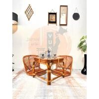 ราคา ชุดงานหวายรับแขก เซ็ตโต๊ะเก้าอี้คู่ งานหวายญี่ปุ่น เฟอร์นิเจอร์ไม้หวาย ญี่ปุ่นมือสอง (41475149756)