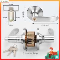 ราคา 【COD】ลูกบิดประตู ลูกบิดก้านโยก ลูกบิดประตูไม้ พร้อมล็อคในตัว กุญแจ 3 ชุด ครบชุด ลูกบิดประตูห้องน้ำ ลูกบิดเขาควาย (27287358561)