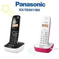 ราคา โทรศัพท์บ้าน โทรศัพท์สำนักงงาน โทรศัพท์ไร้สายPanasonic KX-TG3411BXW สีขาว/3411BXPสีชมพู รับประกันสินค้า1ปี (3020486353)