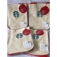ราคา Starbucks Christmas Tote Bag กระเป๋าผ้าแดงขาว ของแท้ พร้อมส่ง!!! (17379692560)