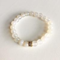 ราคา สร้อยข้อมือหินนำโชคมูนสโตน (มุกดาหาร ) 8 มม (2009134440)