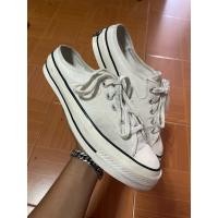 ราคา Converse All Star สีขาว ไซร้ 38/24.5 มือสองของแท้ (43152105989)