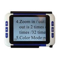 ราคา 2-32x 3.5 นิ้ว LCD แว่นขยายดิจิตอลแบบพกพาอ่าน Aid แบตเตอรี่ชาร์จ TV-OUT หลายสีโหมด Pocket-Size Louped (25790526089)