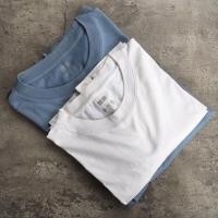 ราคา เสื้อยืดพื้นฐาน 2 ชิ้น โดย Uniqlo Airism Blue & White Medium (28937653317)