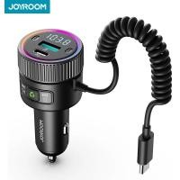 ราคา Joyroom เครื่องส่งสัญญาณ FM บลูทูธ 5.4 60W PD QC3.0 Fast Car Charger Stronger Dual Mics HiFi Deep Sound USB C อะแดปเตอร์ชาร์จ (51405248285)