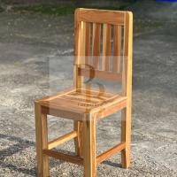 ราคา เก้าอี้ทานข้าว เก้าอี้ไม้สัก พนักพิงซี่ตรง – เรียบ ดูดี ใช้งานได้นาน Teakwood Dining Chair (28089704895)