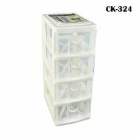 ราคา ถูกสุด‼️ Keyway กล่องลิ้นชักมินิ 4 ชั้น CK-324 ขนาด (25601939861)