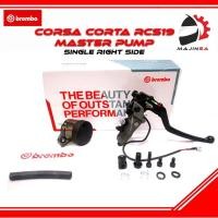 ราคา BREMBO RCS19 CORSA CORTA MASTER PUMP เดี่ยวขวาด้านข้าง (43928944368)