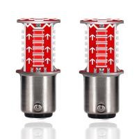 ราคา หลอดไฟเบรค ไฟท้าย LED ไฟกระพริบ สำหรับติดมอเตอร์ไซค์ หลอดไฟท้าย สว่างมาก สีแดง (22035407641)
