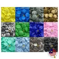 ราคา 50 ชุด (200 ชิ้น) B1-B20 T5 12.4 มม.KAM Glossy Snap ปุ่มพลาสติก Fastener DIY เรซิ่นสตั๊ดเย็บ Craft Face Shield (50304846799)