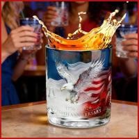 ราคา แว่นตาแอลกอฮอล์ America 250th Eagle Glassware เหล้าฐานกว้างแก้ววิสกี้สําหรับผู้ชายสามีพ่อบรั่นดี Tequila postermy (47707105673)