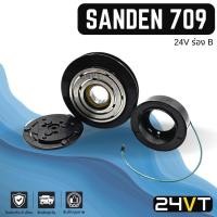 ราคา คลัชคอมแอร์ ซันเด๊นท์ 709 24V (ร่อง B 17 ลิ่ม) LSP SANDEN SD 709 คอมแอร์ คอมใหม่ คลัชคอม ชุดคลัช มูเล่ย์ ชุดมูเล่ย์ (9416169317)