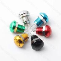 ราคา 1 ชิ้น สวิทช์กดติดปล่อยดับ ขนาด 8 mm สี: ทอง เงิน ดำ สีฟ้า กดติด ปล่อยดับ ทำสวิทช์เช็คแบตเตอรี่ (20776282416)