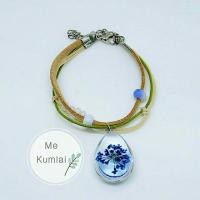 ราคา กำไลข้อมือ ดอกไม้แห้ง พร้อมส่ง (715410888)