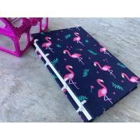 ราคา สมุดปกผ้า ฟลามิงโก้ สมุดทำมือ (14846648368)