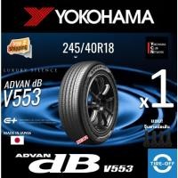 ราคา (ส่งฟรี) YOKOHAMA 245/40R18 รุ่น ADVAN dB V553 ยางใหม่ ปี2025 (1เส้น) มีรับประกัน แถมจุ๊บลม ขอบ18 : 245 40R18 (10533558376)