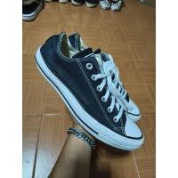 ราคา Converse All Star สีดำ ไซร้ 40/25.5 มือสองของแท้ (56650936611)