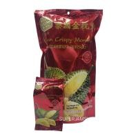 ราคา Durian Crispy Monthong ทุเรียนหมอนทองอบกรอบ คัดพิเศษ 400 กรัม ตราสวัสดีสมบูรณ์ หวาน หอม อร่อย 1 ห่อมี 6 แพค สินค้าใหม่ (56105932686)