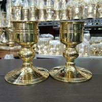 ราคา เชิงเทียนพรรษา ทองเหลืองแท้ ใช้กับเทียนขนาดใหญ่ (20082688355)