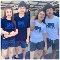 ราคา PB Designs ชุดเซ็ทเสื้อคอตตอนพร้อมกางเกงผ้ายีนส์สีสนิม ชุดเซ็ทชาย ชุดเซ็ทหญิง (21786783119)
