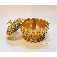 ราคา โถกำยาน โถใส่กำยาน งานประณีต สีทอง ราคาถูก (4715176861)