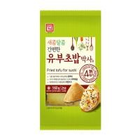 ราคา ❄️ [ของแท้] 유부초밥박사 Hansung Fried Tofu for Sushi (เต้าหู้ทอดสำหรับข้าวปั้น) 160g ❄️ (24644664094)