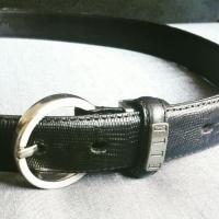 ราคา เข็มขัดหนังแท้ แบรนด์ ELLE สินค้ามือสอง (259651432)