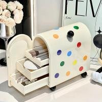 ราคา Dopamine ลิ้นชักที่เก็บกล่องโต๊ะเครื่องสำอางลิปสติกกล่องตกแต่งจัดระเบียบชั้นวางขยะเดสก์ท็อป (29877045339)