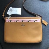 ราคา ลดกระหน่ำCoach Crossbody ใบแม่ลูก แบรนด์แท้% ลาย Limited (1103099503)