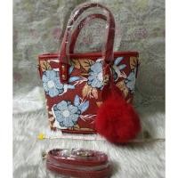 ราคา ⚡โค้ดลด 10% ขั้นต่ำ 200วันที่่ 25-31 ต.ค.⚡กระเป๋าpimmyพิมมี่แท้❎sale❎กระเป๋าทรงถัง (1477791666)