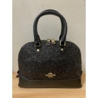 ราคา กระเป๋ามือสอง COACH ทรงโดม กริตเตอร์แน่นๆสีดำ สภาพ 90+ (13773914311)