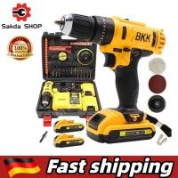 ราคา สว่านแบตกระแทก สว่านแบต สว่านไร้สาย 3 ระบบ รุ่น 198V ยี่ห้อ BKK พร้อมแท่นชาดแบบใหม่ (43074905806)