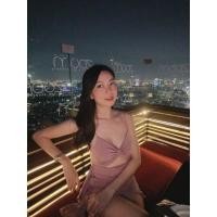 ราคา ส่งต่อ เดรสสายเดี่ยวสั้นสีชมพู ชายระบายข้างเดียว (8222898175)