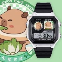 ราคา นาฬิกาข้อมืออิเล็กทรอนิกส์ ดีไซน์แบบอนิเมะ สไตล์คาปิบาระ เหมาะสำหรับเด็กและนักเรียน มัธยมต้น กันน้ำได้ (50301822201)