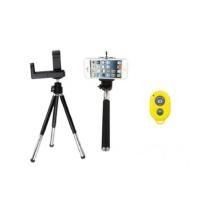 ราคา AB Shutter 3 Bluetooth Shutter + MonoPod + Tripod-Yellow (636930392)